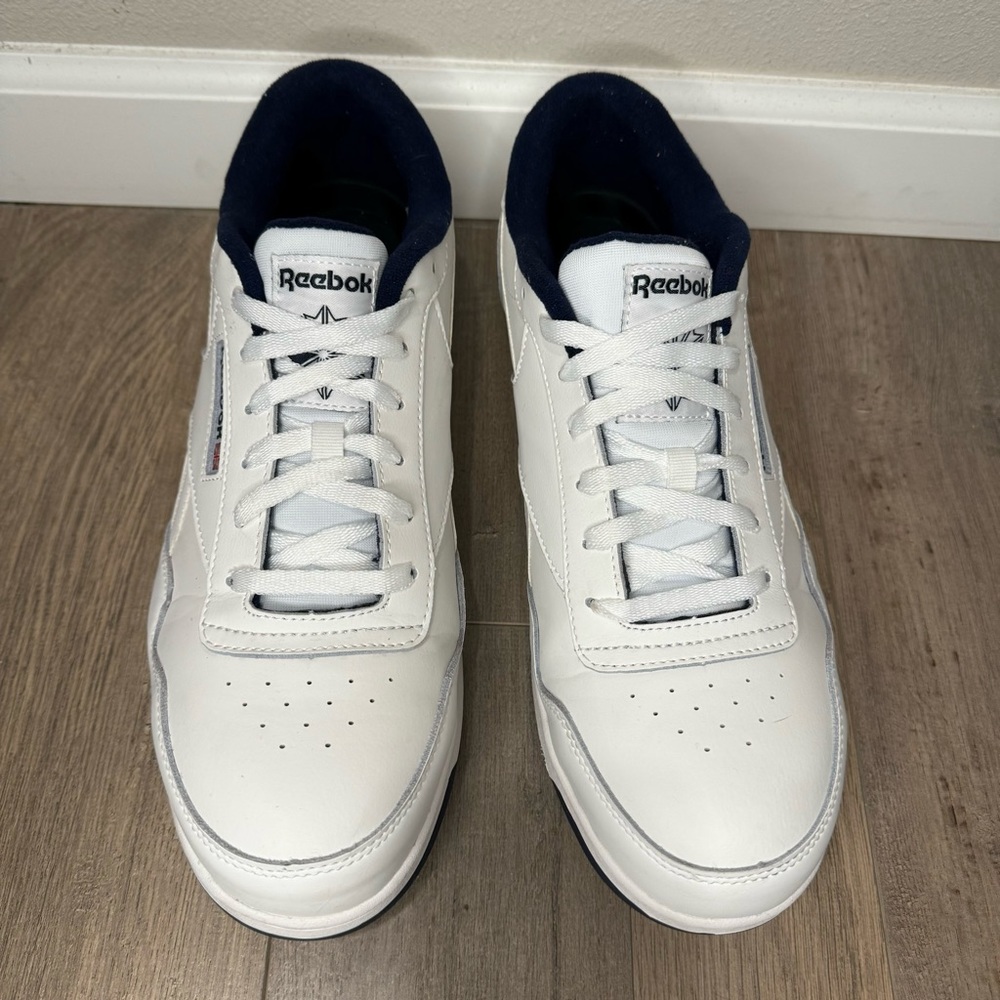 Reebok ASTM F3445-21 White Work Sneakers Leather Steel Toe Lace Up Shoes Mens 13 - Picture 2 of 8